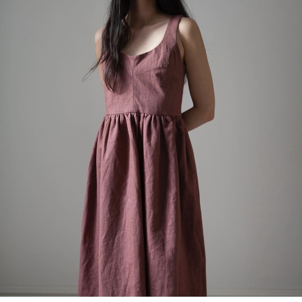 Linen Dress By MTL Brand Ovate